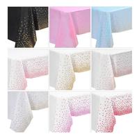 Gambar DINOSO Table Cover Taplak Meja Plastik Sekali Pakai Ukuran Panjang Penutup Meja untuk Dekorasi Perlengkapan Pesta Ulang Tahun - Putih,178*136 cm dari DINOSO INDONESIA Kota Administrasi Jakarta Barat 3 Tokopedia