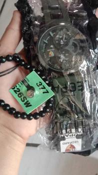 Product Review of LEOPARD A7 Jam Tangan Pria Original Strap Rubber Tanggal Aktif Waterproof Watches Analog from B**k j**y 1