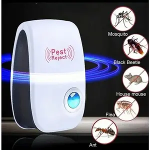 Alat Pengusir Nyamuk Tikus Kecoa Lalat Serbaguna/Perangkap Jebakan Ultrasonic