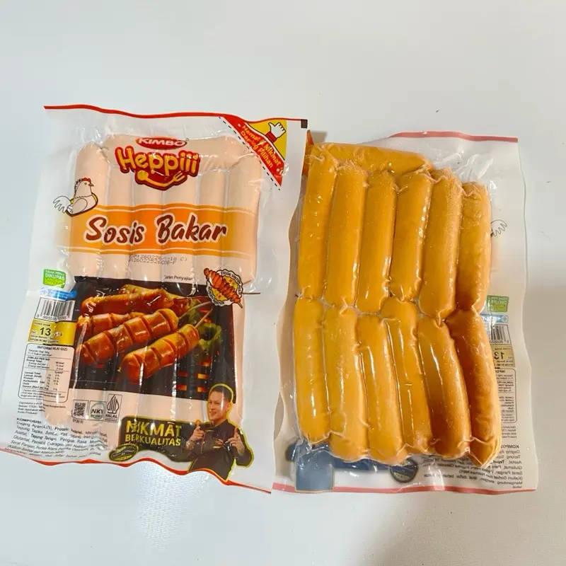 Sosis Bakar Kimbo Heppiii Hepi isi 13 Sosis Frozen Food Sausage