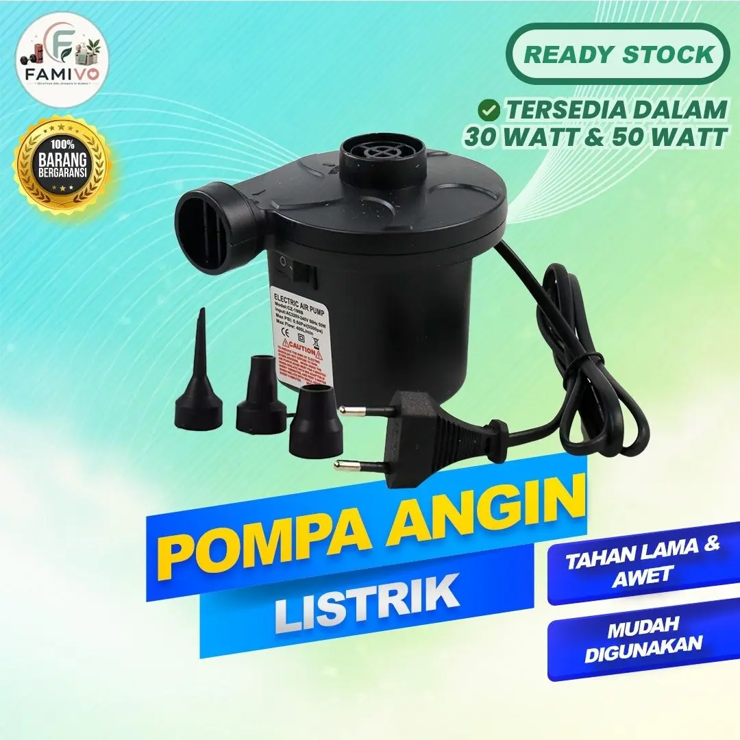 Pompa Angin Elektrik Untuk Kolam Renang Dan Kasur Multifungsi