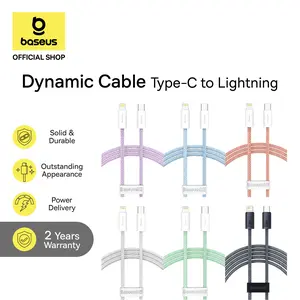 [TOP PICK] Baseus Dynamic Series Fast Charging Data Cable Type-C to Iphone 20W 1Meter/2Meter | Kabel data | Fast Charging USB Charging Cable Handphone Ponsel Panjang