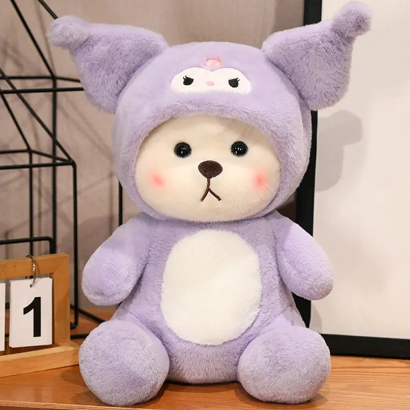 Boneka Teddy Bear Kostum Hoodie Beruang Lotso Viral Hadiah Dolls 5