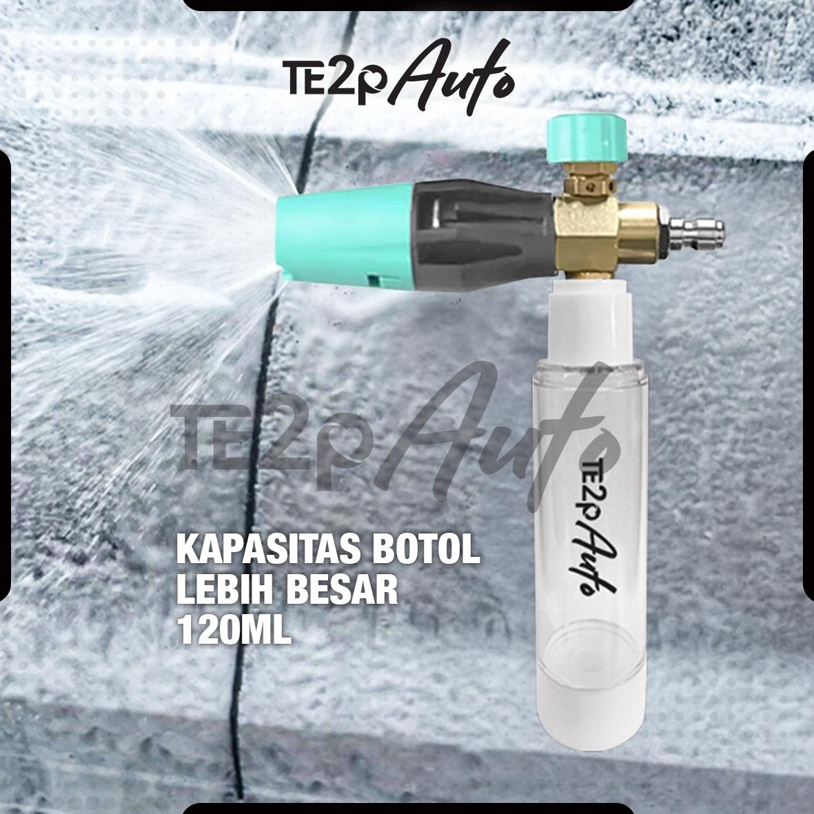 Te2p Auto Foam lance Airless Pump 120ML 8.5 Quick Release Adaptor 1/4" Tersedia 2 Varian Untuk Mesin Home Series & Prof Series - Botol Snow Foam Cannon Penghasil Salju Shampoo Mobil Kendaraan Untuk Mesin High Pressure Washer Jet Cleaner - Tabung Salju Te2p Auto Foam lance Airless Pump 120ML 8.5 Quick Release Adaptor 1/4" Tersedia 2 Varian Untuk Mesin Home Series & Prof Series - Botol Snow Foam Cannon Penghasil Salju Shampoo Mobil Kendaraan Untuk Mesin High Pressure Washer Jet Cleaner - Tabung Salju