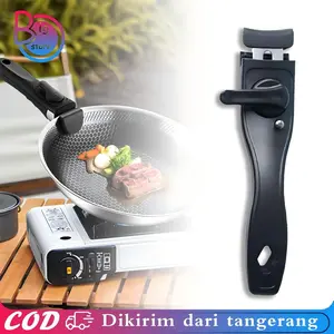 19.5cm Pegangan Wajan Anti Panas Dapat Dilepas Gagang Panci Anti Panas Gagang Wajan Pengganti Handle Panci
