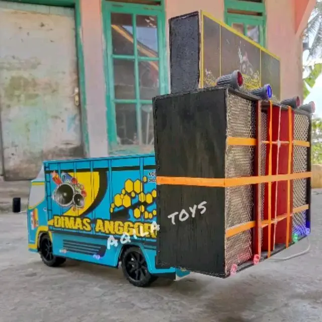 Kanov1234 Miniatur truk dan sound bluetooth