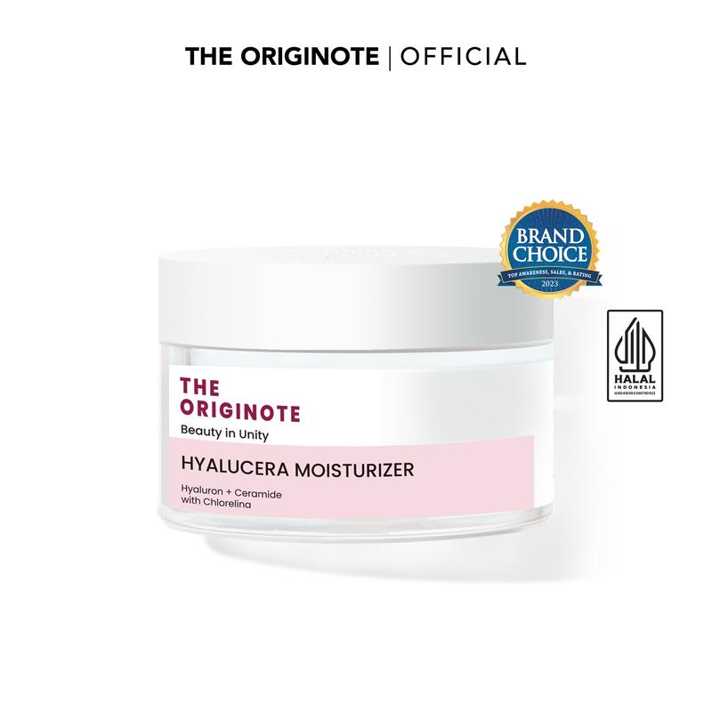 The Originote Bundle 3in1 Basic Skincare - Micellar Water + Moisturizer + Facial wash 150ml Membersihkan dan Mencerahkan Wajah Cleanser Hyalucera 1