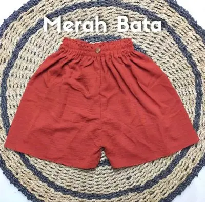 Hotpants cringkel air flow 100 ribu dapat 5 PCS Celana Crinkle Airflow Pendek 5