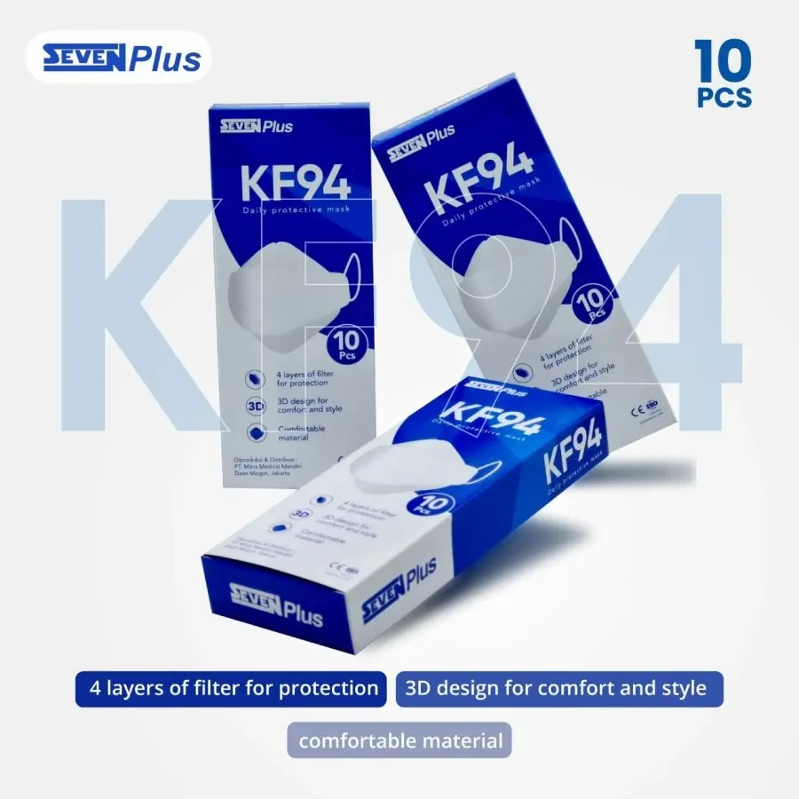 Masker Seven Plus KF94 4ply isi 10pcs