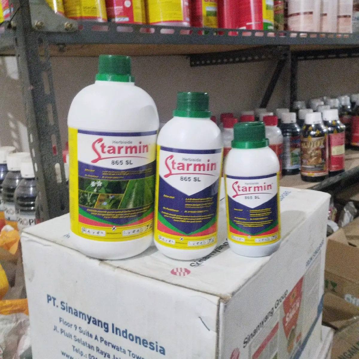 herbisida STARMIN kemsan 200ml.400ml dan 800ml