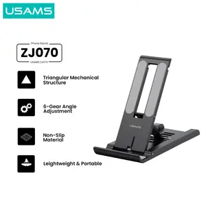 USAMS ZJ070 Holder Spring Folding Desktop Tablet Phone Stand