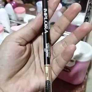 ENVIO - IMPLORA Pensil Alis 2in1 - Pensil Alis Brown/Black/Silver/Grey Brown/Dark Brown Eyebrow Pencil