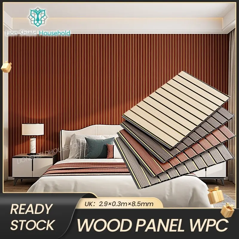 2.9Meter x 30 Cm Wood Panel WPC / Wood Panel WPC / Woodpanel Wallpanel Kisi Kisi Kayu / Panel Dinding Motif Kayu