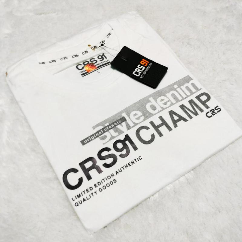 Atasan Distro Pria CRESIDA 91 Brand || Kaos CRS pria Terlaris || Kaos Dewasa UK JUMBO XXL 5