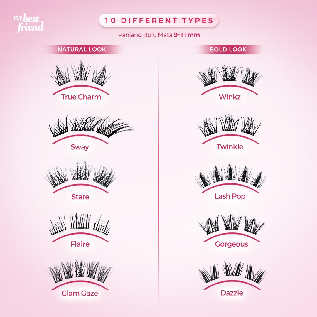 MY BEST FRIEND ( STARE ) - CLUSTER EYELASH 10 SET BULU MATA TANPA LEM PREMIUM BULU MATA TANPA LEM LANGSUNG TEMPEL BULU MATA EYELASH EXTENSION LEM BULU MATA EYELASH BULU MATA PALSU LANGSUNG TEMPEL EYELASH TANPA LEM LANGSUNG TEMPEL BULU MATA TANPA LEM