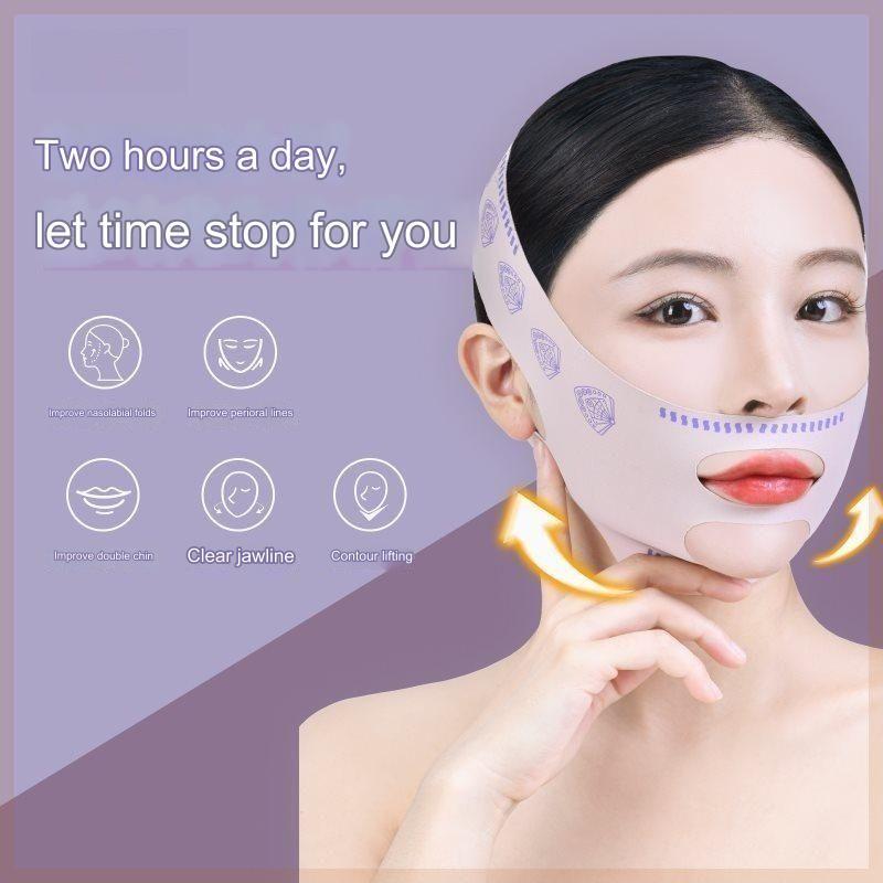 Product Introduction of V Shape Face Lift Tape, Body Slimming Strap, Cheek Strap, V Shape Face Lift Strap, Thin Mask Strap, Face Line, Smooth Breathable Strap, Double Chin Reduction 34