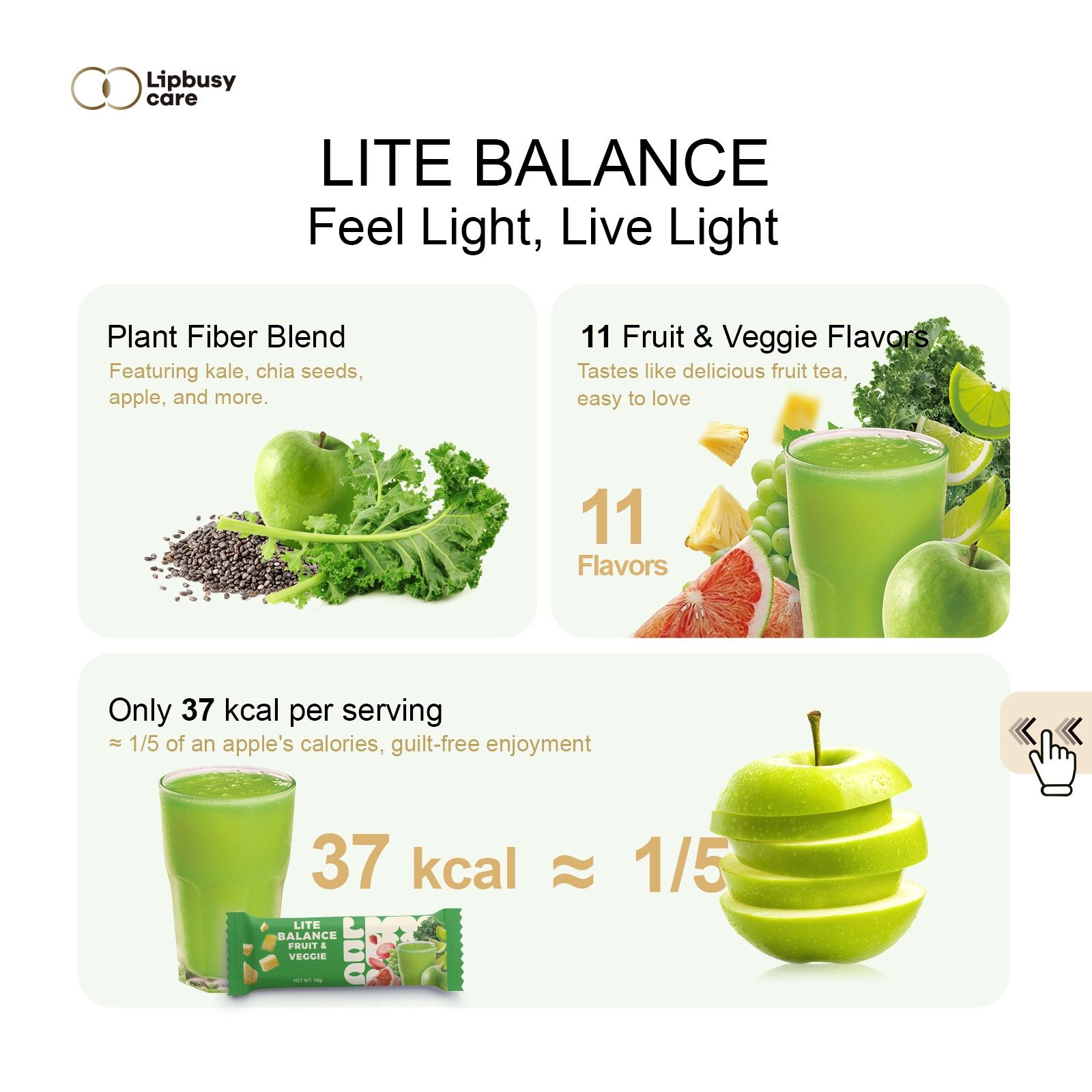 LIPBUSYCARE LITE & GLOW Daily Wellness Ritual - A Perfect Pair of Turmeric-Ginger Lemon Sip & Fruity Kale-Chia Fiber Blend.