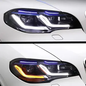 For Bmw E70 X5 2007-2013 E70 Modified Led Front Drl Turn Signal Lights Assembly Car Led Headlights Accessories