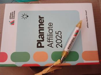 Product Review of Planner Book Buku Journal Jurnal Resolusi Agenda 2025 Affiliator by Fea Rini, Miss Konten, Koh Dennies dan Yohan Agustian Affiliate Akademi from r**d 0