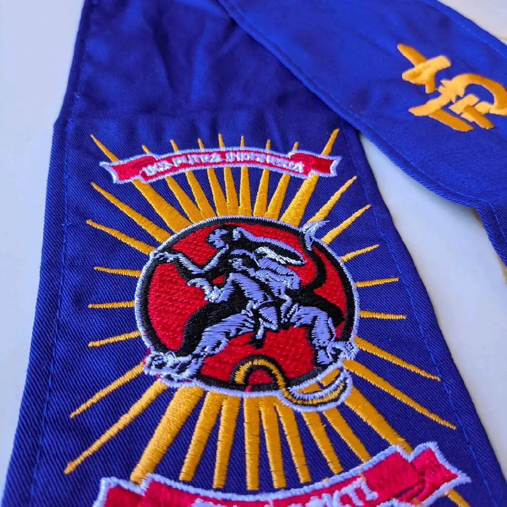 sabuk ikspi kera sakti biru drel ikspi sabuk beladiri ikspi biru drel lambang Boxing Samsak Tinju