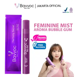 BAVVOC Feminine Spray Perfume Kewanitaan Wangi Bubble Gum Aman Kulit Sensitif I Non Alkohol I BPOM I Halal