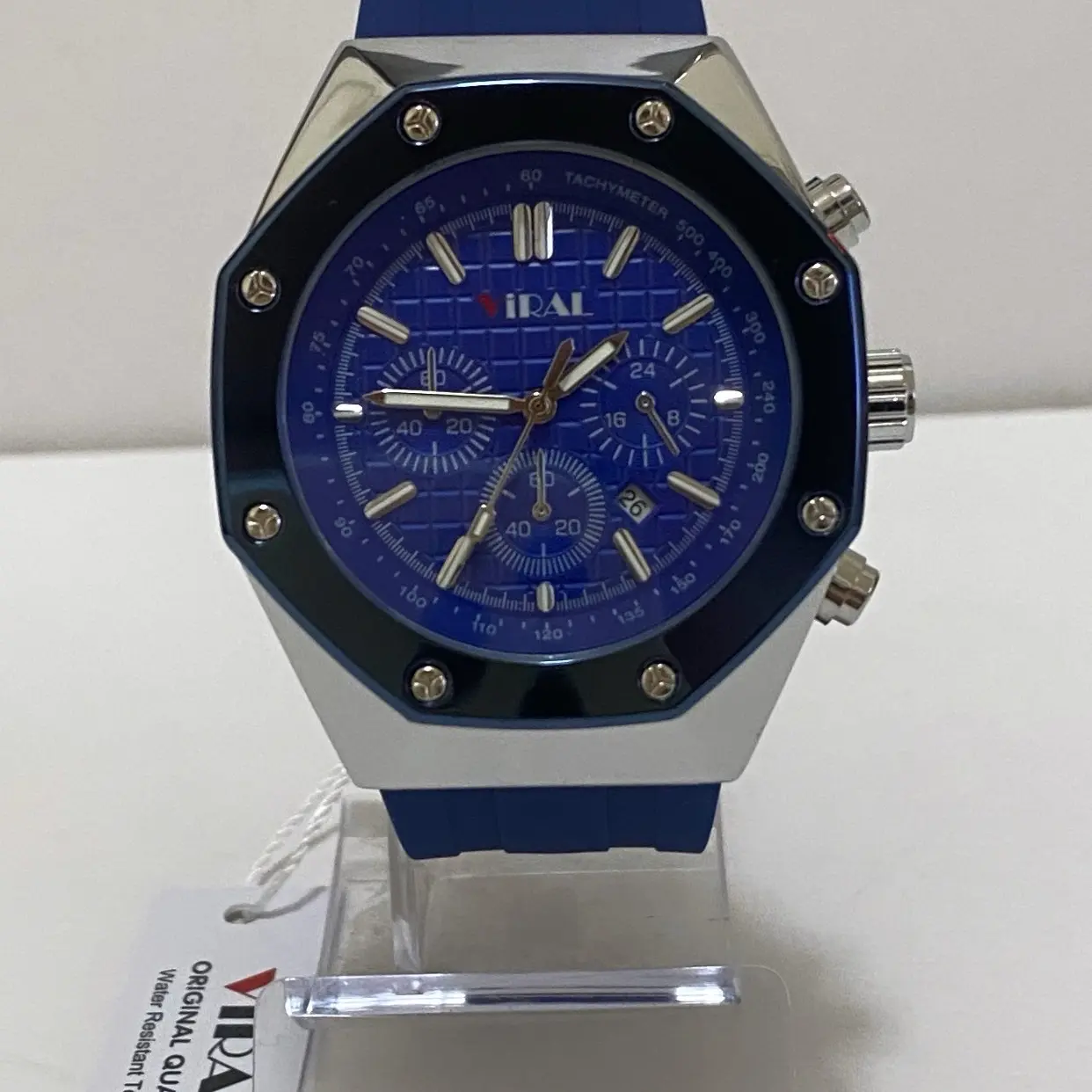 Jam Tangan Unisex Model HB dalam Biru