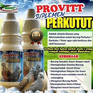Provit Perkutut Multivitamin Burung Perkutut Penggacor Seketika