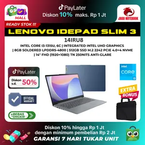 Lenovo IdeaPad Slim 3 i3-1315U 256GB/512GB 14" FHD Intel UHD W11 OHS