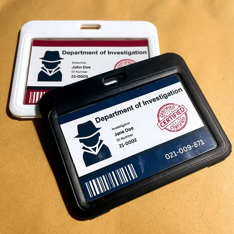 Name Tag ID Pemain "Detektif & Investigator" 3enang_Merah 5