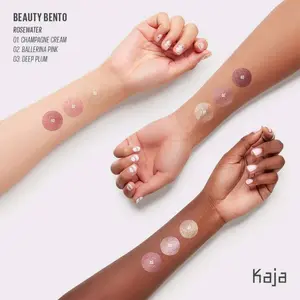 KAJA BEAUTY BENTO Bouncy Eyeshadow Trio 3 x 0.03 oz/0.9 g