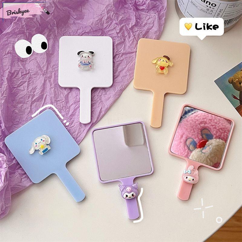 Gương cầm tay mini trang điểm hoạt hình dễ thương gương mini cầm tay gương tròn