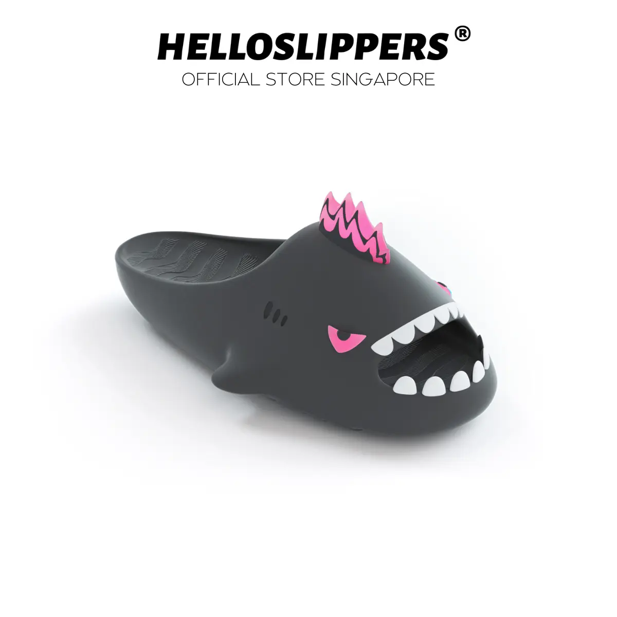 HelloSlippers Sharkicks Pro - Apex Nuclear Kaiju, glow in the dark, shark slippers, Super Soft, Eco-Friendly EVA Material, Cloud Shoes for Men and Women, Indoor and Outdoor