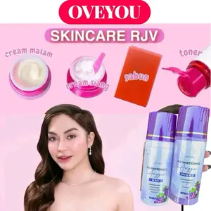 OVEYOU skin glowing 4 in 1 paket mencerahkan  free gift