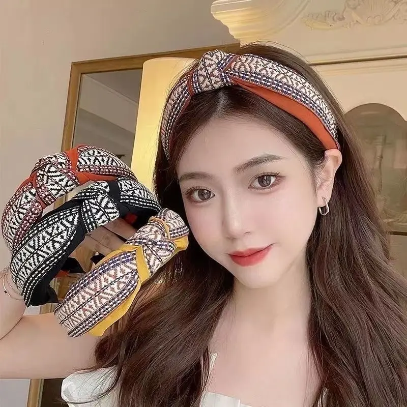 Town Shell - Rama Korean Head Band / Bando Korea Premium Pattern Motif / Bandana Lebaran Ramadhan