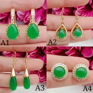 promo Anting giok wanita impor model terbaru dan terlaris