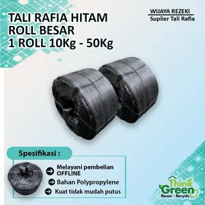 Tali Rafia Plastik Hitam Roll Besar Harga Pabrik
