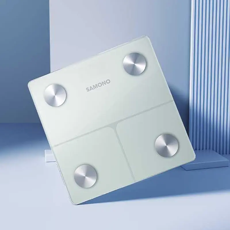 [COD] SAMONO SW-BS01 Timbangan Digital LED Tautan Bluetooth dengan Aplikasi Data Tubuh Timbangan 4 Sensor 5