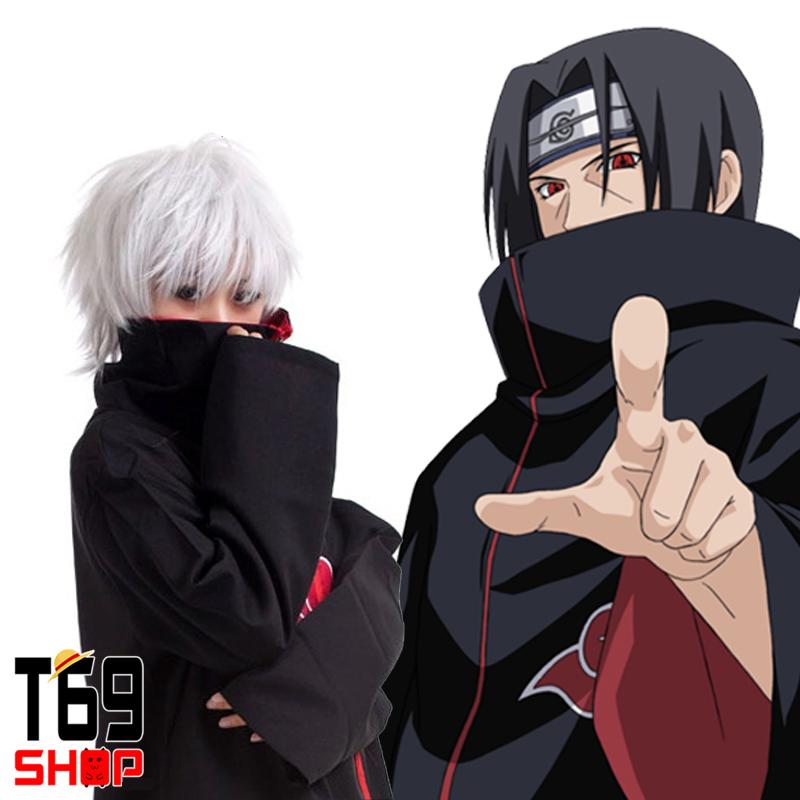 Áo choàng cosplay Akatsuki - anime Naruto T69 Shop