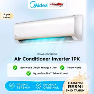 Midea AC Inverter 1 PK MSIAF-09CRDN2X (Unit Indoor & Outdoor)