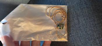 Product Review of Kalung hati Loket Batu Hari Jadi Rantai Leher Bertuah Gadis Kalung Keluli Titanium Wanita Tidak Luntur Daun from E**e G**l 0