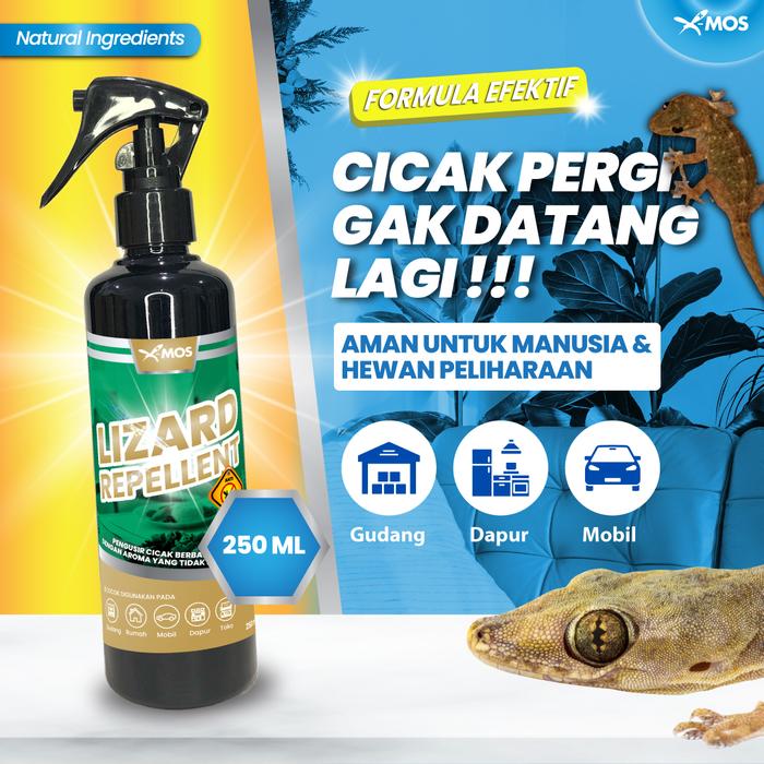 Gambar X-MOS Lizard Repellent 250ML Pengusir Cicak Bahan Alami Aman untuk Rumah & Mobil Tanpa Racun Herbal dari XMOS Indonesia Kota Administrasi Jakarta Barat Tokopedia