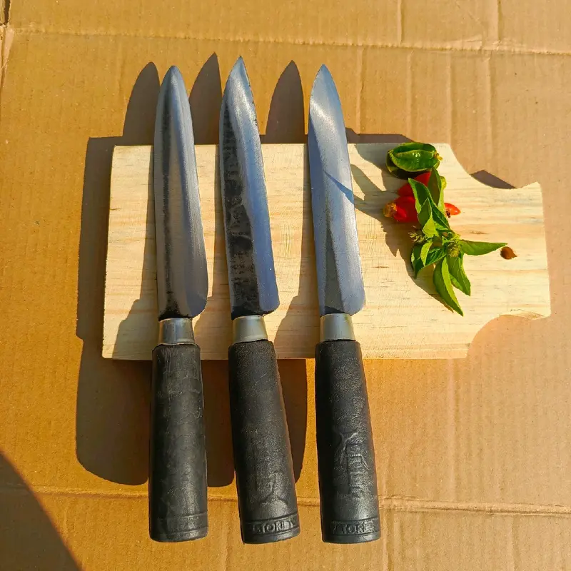 paket hemat 3pcs pisau baja hss pisau potong pisau dapur Kitchenware 3