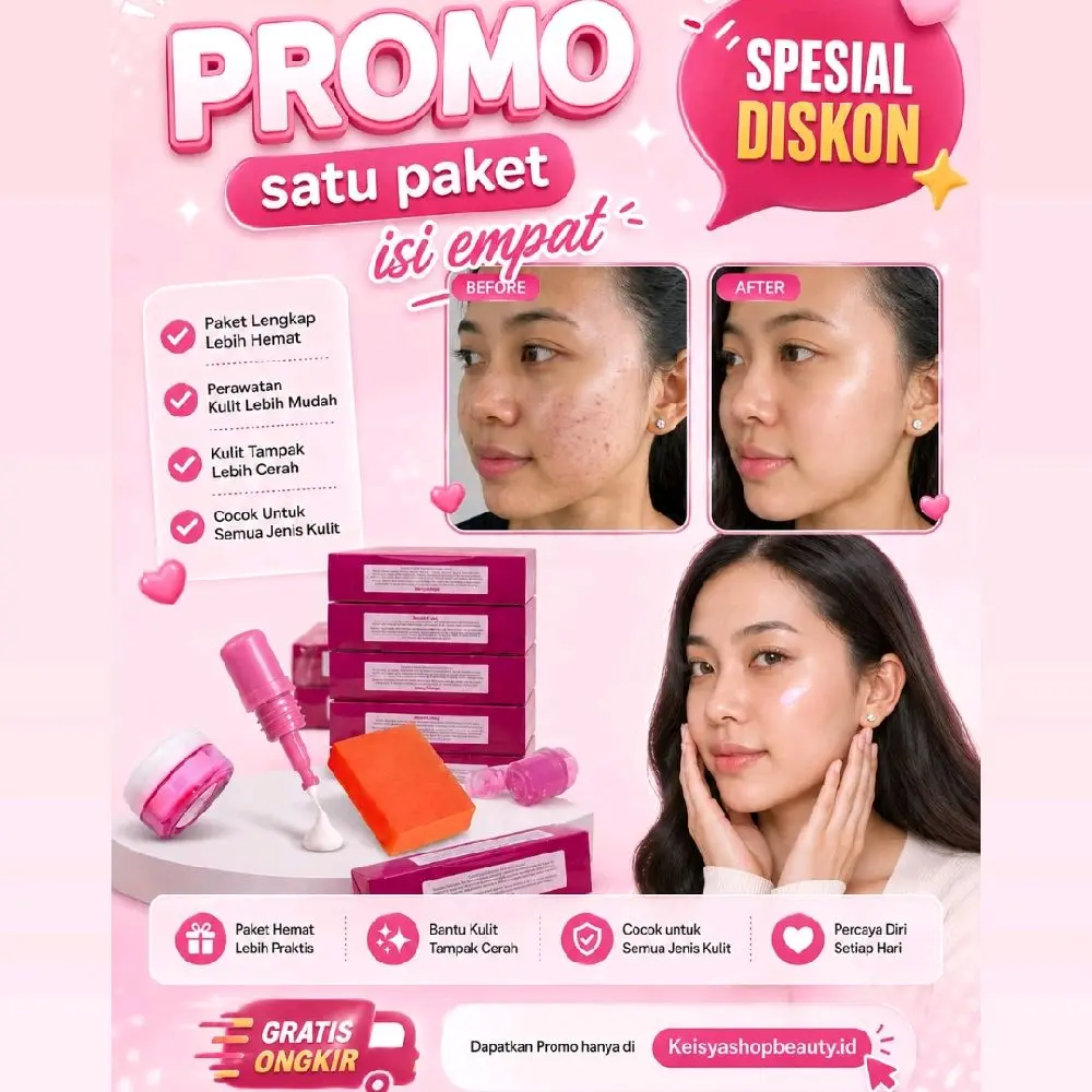 1 PAKET BASIC SKINCARE 4 IN 1(toner,cmlm,csiang,sabun)