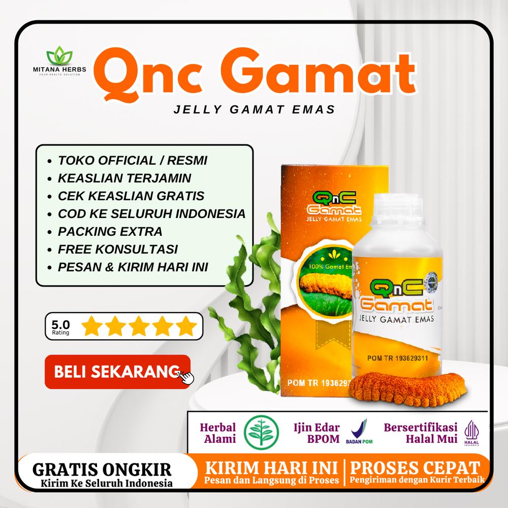 Qnc Gamat Jelly Gamat Emas Ekstrak Teripang Emas Murni Qnc Jelly Gamat isi 300 ml - Mitana Herbs