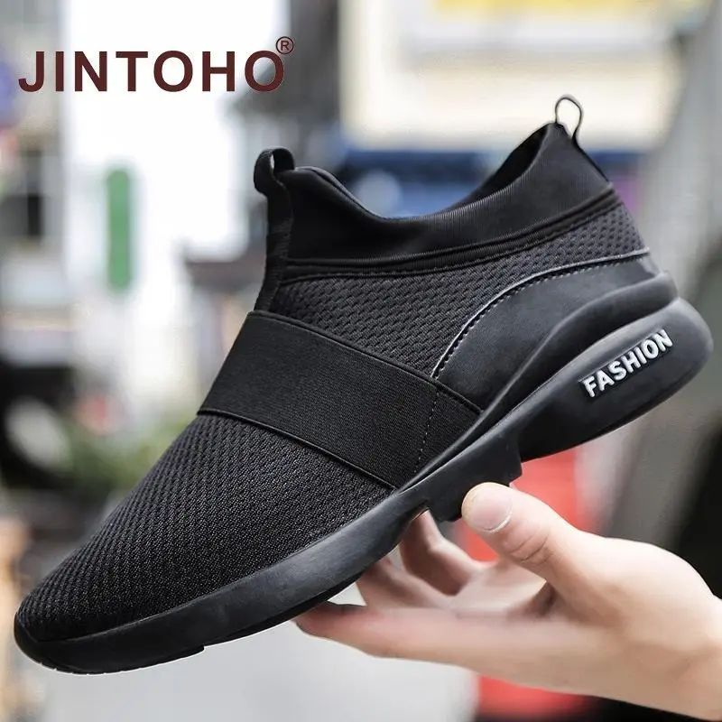 JINTOHO Size 46 Super Lightweight Comfortable Walking Shoes Fashion Men Sport Shoes Outdoor Running Shoes Male
