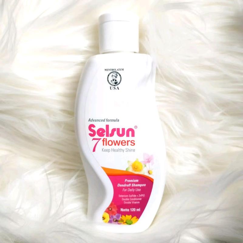 Shampoo Selsun 7 Seven Flower | Shampoo Ketombe 60ml Conditioner Haircare 3