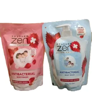 Sabun Zen shiso body wash pouch 400ml all varian