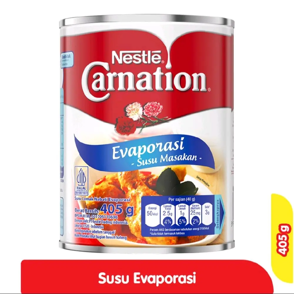 carnation evaporasi 405g nestle