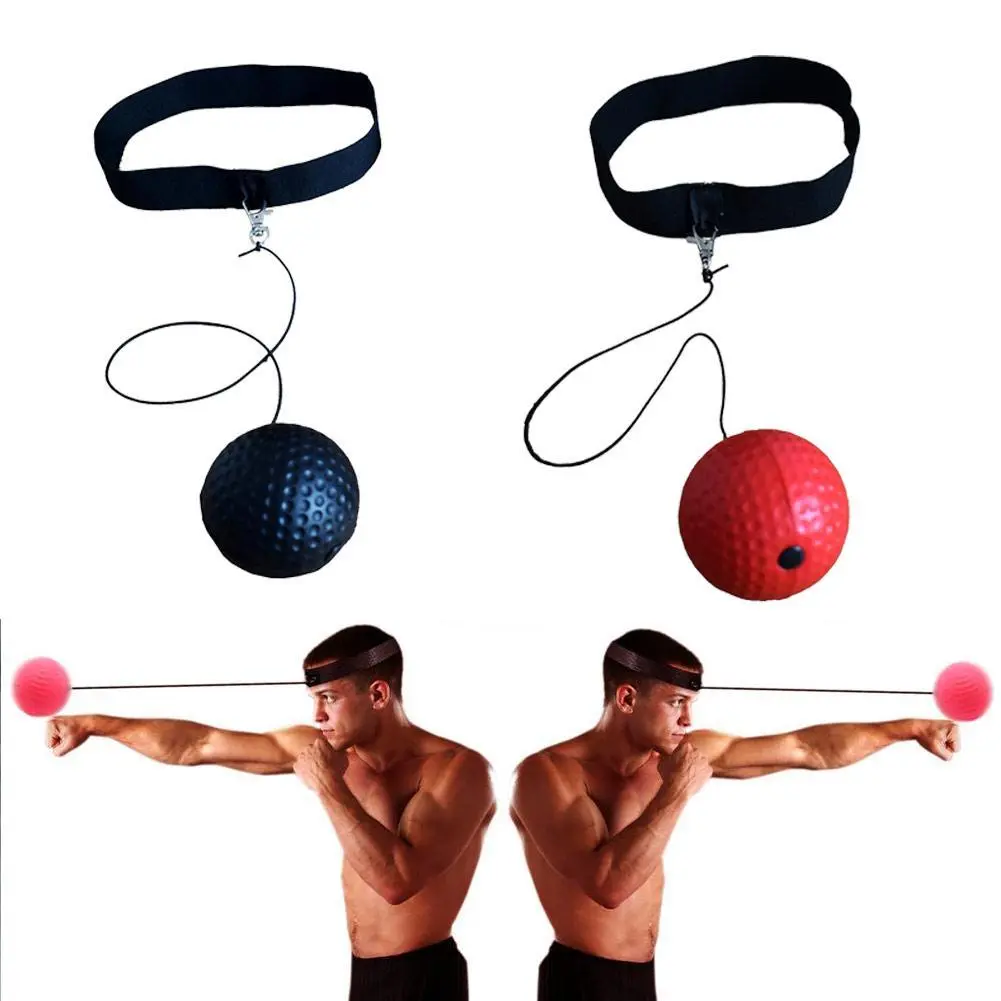 Bola kelajuan tinju yang dipasang di kepala, bola pukulan PU, MMA, Sanda, tangan tindak balas, peralatan latihan rumah, M4S5