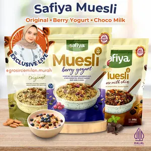 [Exclusive] Muesli Safiya 1 Kg Sereal Dried Fruit Oatmeal Sarapan X grosircemilan.murah